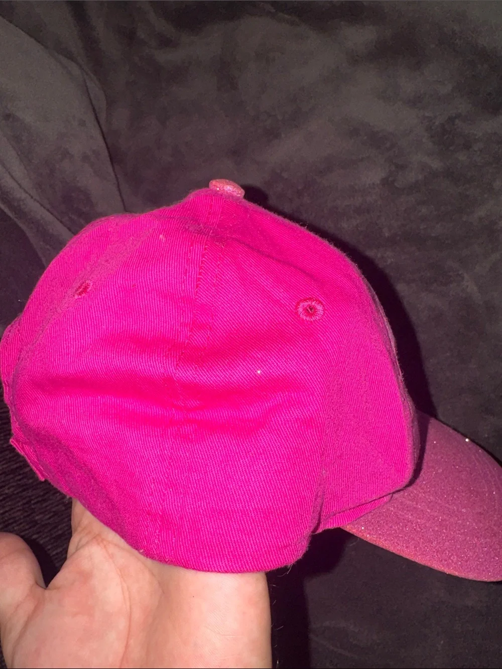 L.O.L. Surprise! Hot Pink & Light Pink Glitter 'Be A Queen' Cap